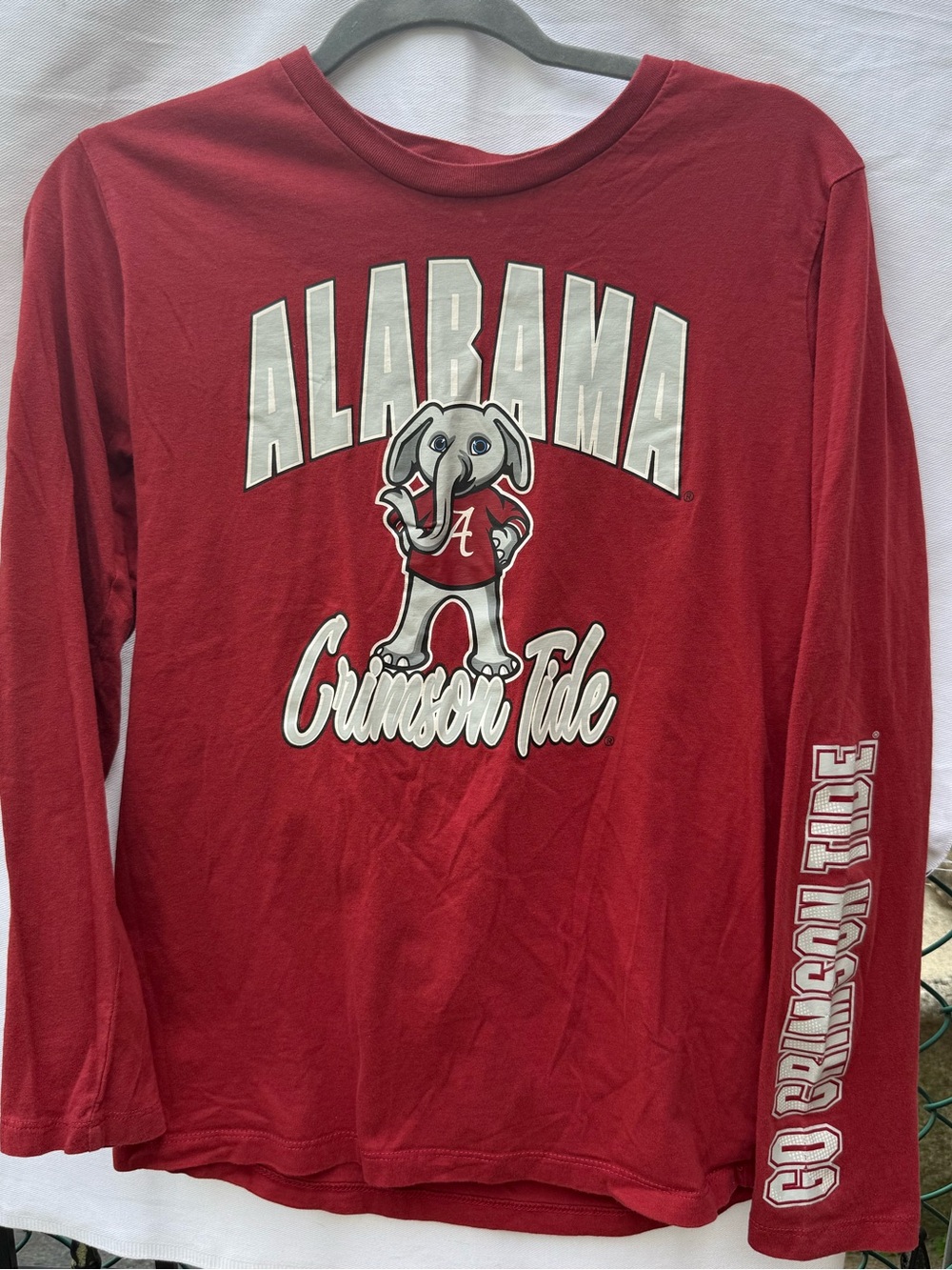 Alabama Crimson Tide Men’s Long Sleeve Tee - Crimson